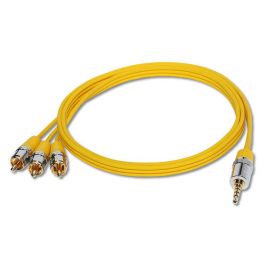 Видео кабели Jack 3,5 - 3 RCA DAXX